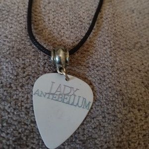 COUNTRY ARTIST LADY ANTEBELLUM GUITAR PICK NECKLACE